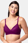 Tweens Padded Non Wired Full Coverage T-Shirt Bra - Dark Purple — thumbnail 1
